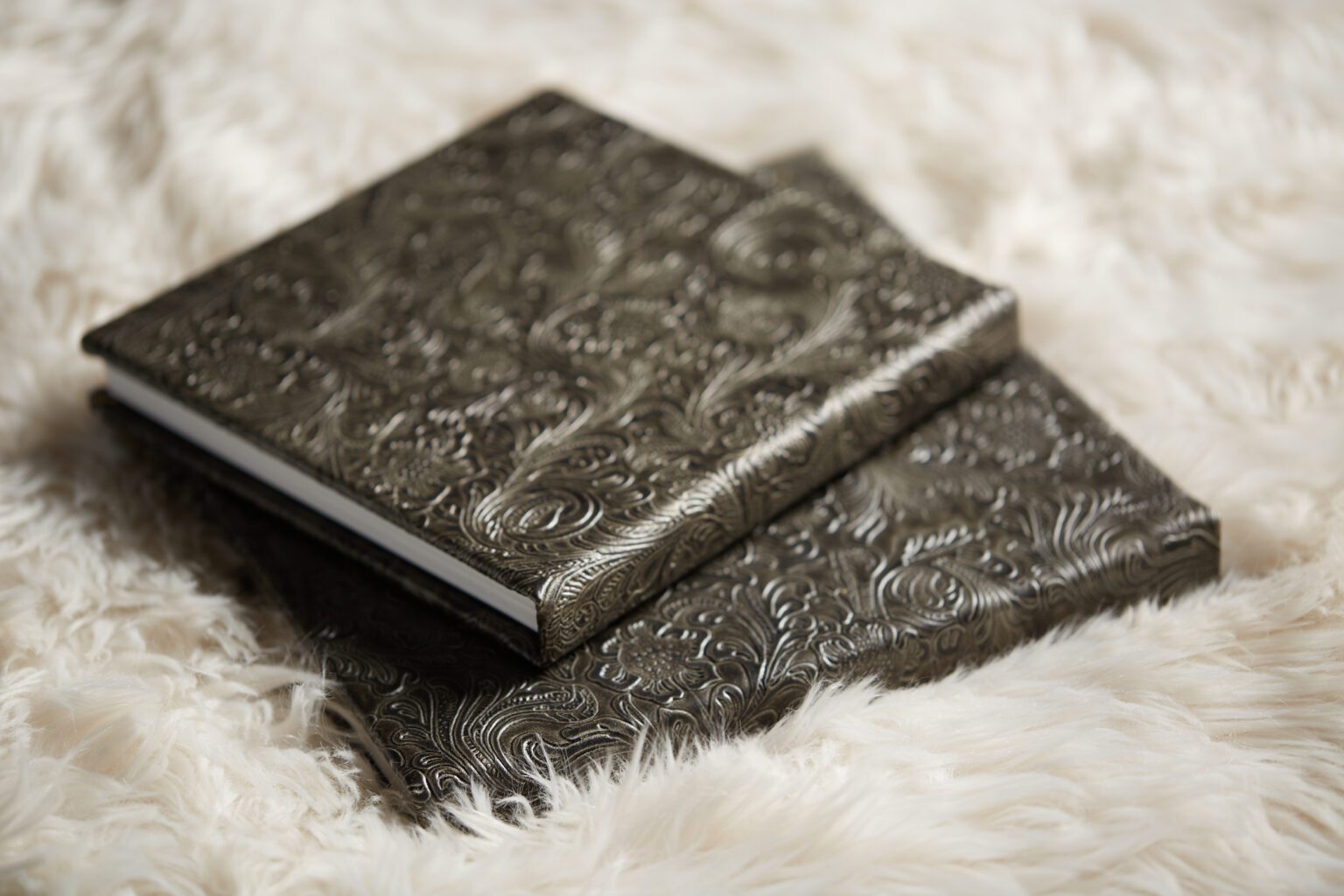 Leather boudoir albums, Dallas boudoir photographer Rich Cirminello